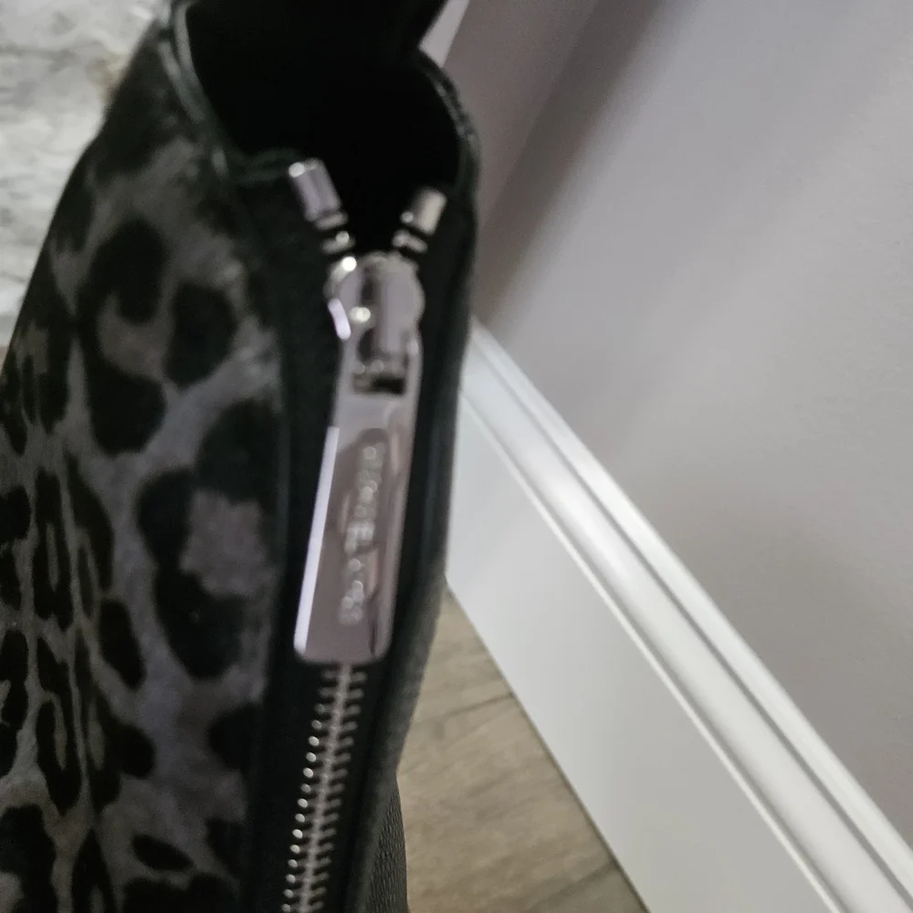 Michael Kors Nayla Medium Leopard Print Calf Hair Hobo Shoulder Bag